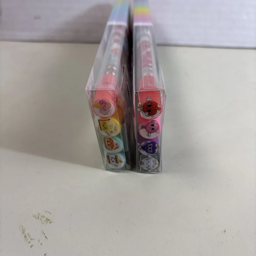 Scentco Smencils Scented Pencils Sugar Stars Dessert HB #2 Graphite 2-Pack of 4